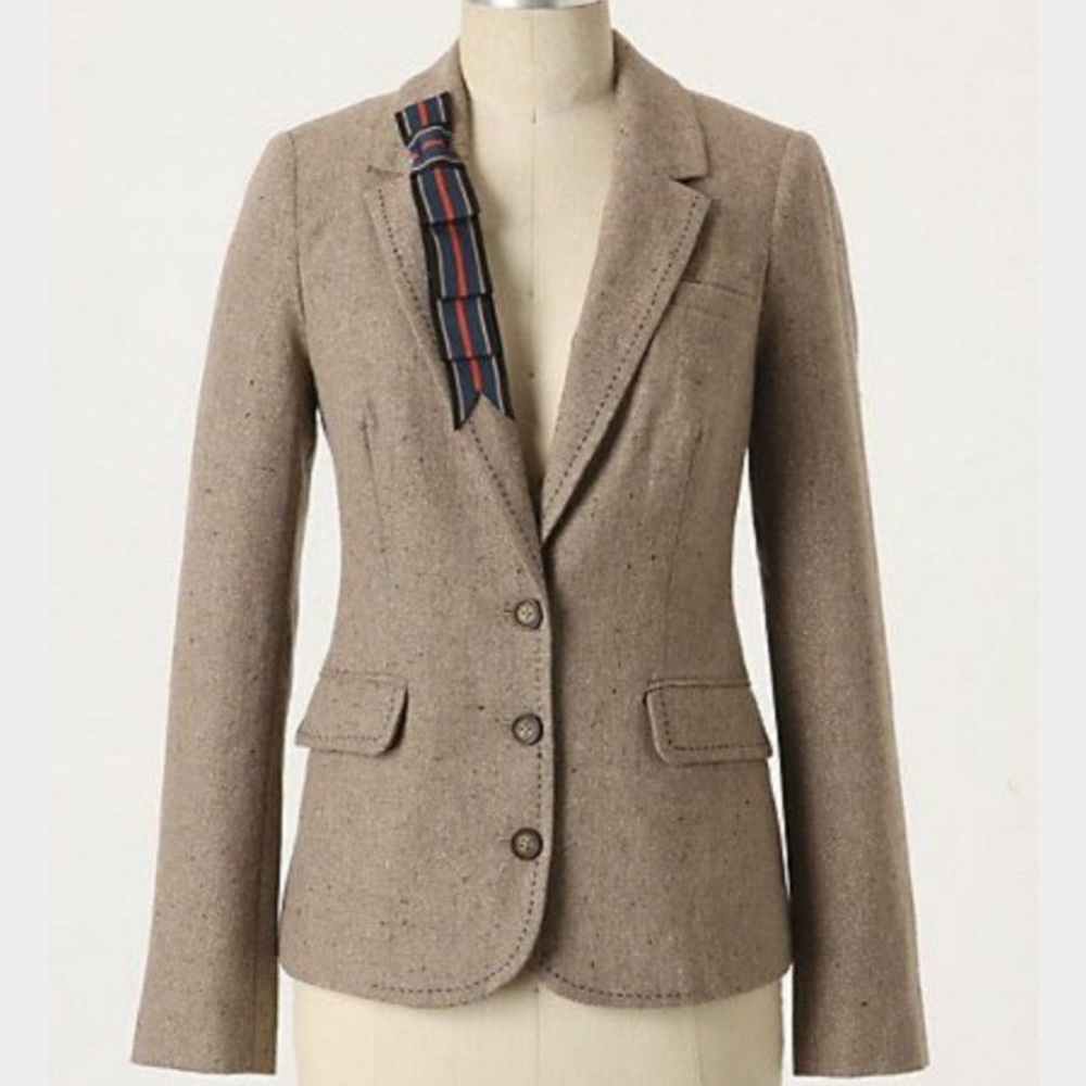Brown Anthropologie Blazer